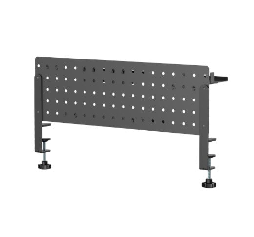 Brateck GMPB-05-02-B Clamp-on desk Pegboard Organizer with Storage Kits (Black) (LS) - Image 2