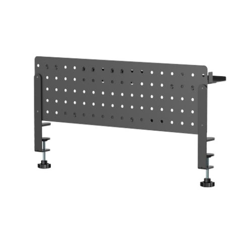 Brateck GMPB-05-02-B Clamp-on desk Pegboard Organizer with Storage Kits (Black) (LS) - Image 2
