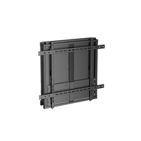 Brateck Manual Height-Adjustable Display Wall Mount for most 65"-86" TVs Weight Capacity: 35~65kg, VESA Compatible: 200x200 up to 800x600 Black (LS) - Image 3