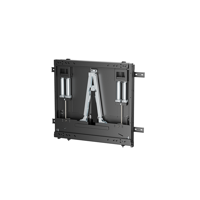 Brateck Manual Height-Adjustable Display Wall Mount for most 75"-90" TVs Weight Capacity: 60~90kg, VESA Compatible: 200x200 up to 800x600 Black(LS) - Image 2