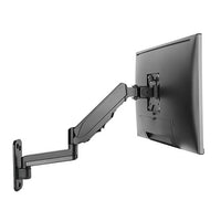 Brateck Single Screen Wall Mounted Articulating  Gas Spring Monitor Arm 17"-32",Weight Capacity (per screen) 8kg; - Image 3