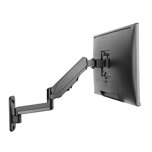 Brateck Single Screen Wall Mounted Articulating  Gas Spring Monitor Arm 17"-32",Weight Capacity (per screen) 8kg; - Image 3