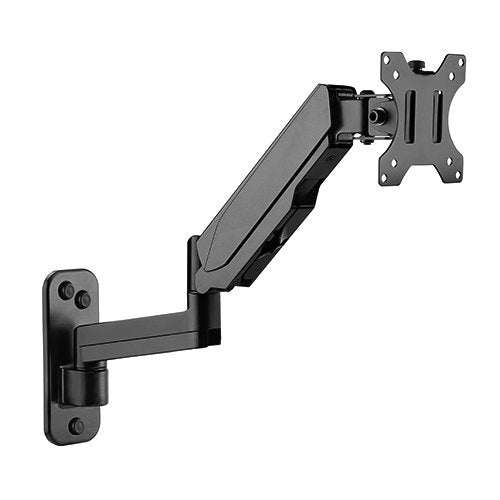 Brateck Single Screen Wall Mounted Articulating  Gas Spring Monitor Arm 17"-32",Weight Capacity (per screen) 8kg; - Image 5