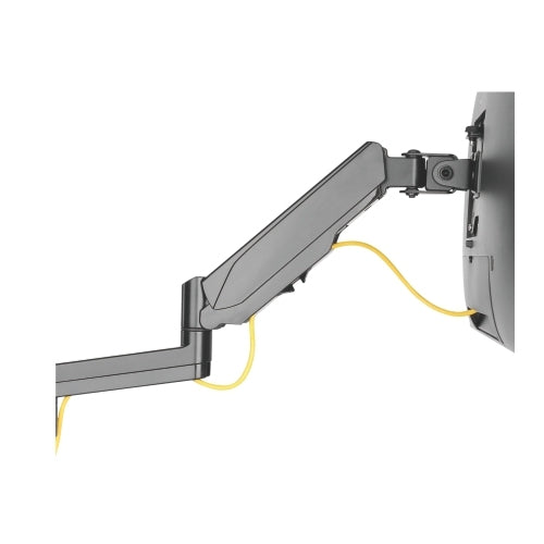 Brateck Dual Monitor Wall Mounted Gas Spring Monitor Arm 17"-32",Weight Capacity (per screen)8kg, Matte Black - Image 4