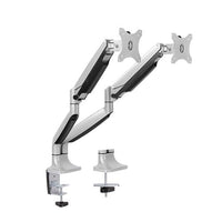 Brateck Dual Monitor Aluminum Interactive Counterbalance Monitor Arm Fit Most 13''-32''  Monitors Up to  9kg per screen VESA 75x75/100x100 - Image 1