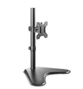 Brateck Single Free Standing Screen Economical double Joint Articulating Stell Monitor Stand Fit Most 13"-32" Monitor Up to 8 kg VESA 75x75/100x100 - Image 1
