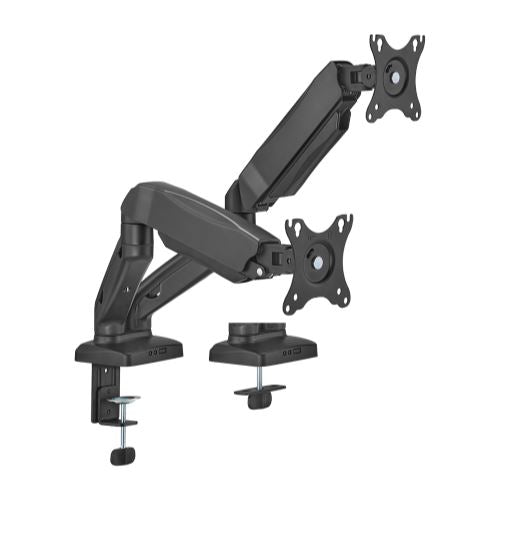 Brateck Dual Monitor Interactive Counterbalance LCD VESA Desk Clamp and Grommet Mount Fit most 17''-32'' Monitors Up to 9kg per screen (LS) - Image 1