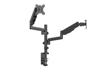 Brateck Dual Monitor Full Extension Gas Spring Dual Monitor Arm (independent Arms) Fit Most 17"-32" Monitors Up to 8kg per screen VESA 75x75/100x100 - Image 4