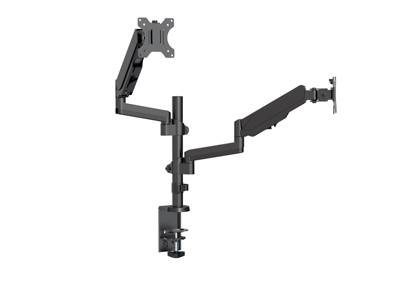 Brateck Dual Monitor Full Extension Gas Spring Dual Monitor Arm (independent Arms) Fit Most 17"-32" Monitors Up to 8kg per screen VESA 75x75/100x100 - Image 5