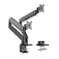 Brateck Dual Monitors Aluminum Heavy-Duty Gas Spring Monitor Arm Fit Most 17‘-35’ Monitors Up to 15kg per screen VESA 75x75/100x100 - Image 3