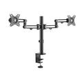 Brateck Dual Monitor Premium Aluminum Articulating Monitor Arm Fit Most 17"-32" Monitors Up to 8kg per screen VESA 75x75/100x100 - Image 1