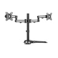 Brateck Dual Free Standing Monitor Premium Articulating Aluminum Monitor Stand Fit Most 17"-32" Monitors Up to 8kg per screen VESA 75x75/100x100 - Image 1