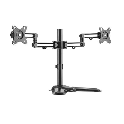 Brateck Dual Free Standing Monitor Premium Articulating Aluminum Monitor Stand Fit Most 17"-32" Monitors Up to 8kg per screen VESA 75x75/100x100 - Image 1