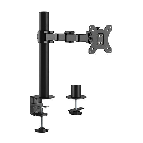 Brateck Single Monitor Affordable Steel Articulating Monitor Arm Fit Most 17"-32" Monitor Up to 9kg per screen VESA 75x75/100x100 (LS) - Image 1