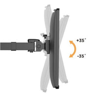 Brateck Single Monitor Affordable Steel Articulating Monitor Arm Fit Most 17"-32" Monitor Up to 9kg per screen VESA 75x75/100x100 (LS) - Image 3