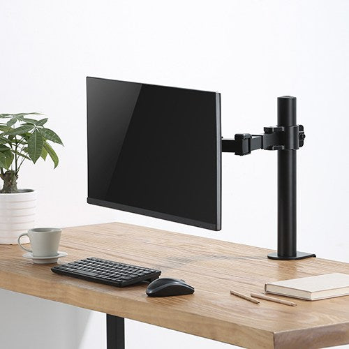 Brateck Single Monitor Affordable Steel Articulating Monitor Arm Fit Most 17"-32" Monitor Up to 9kg per screen VESA 75x75/100x100 (LS) - Image 4