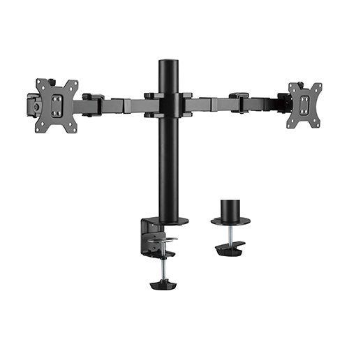 Brateck Dual Monitors Affordable Steel Articulating Monitor Arm Fit Most 17"-31" Monitors Up to 9kg per screen VESA 75x75/100x100 - Image 2