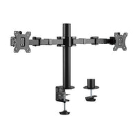 Brateck Dual Monitors Affordable Steel Articulating Monitor Arm Fit Most 17"-31" Monitors Up to 9kg per screen VESA 75x75/100x100 - Image 2