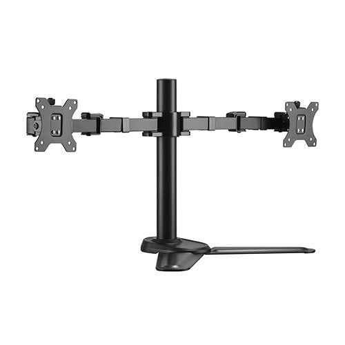 Brateck Dual Free Standing Monitors Affordable Steel Articulating Monitor Stand Fit Most 17"-32" Monitors Up to 9kg per screen VESA 75x75/100x100 - Image 1