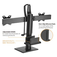 Brateck Dual Screens Vertical Lift Monitor Stand With Thin Client CPU Mount  Fit Most 17"-27" Monitor Up to 6kg per screen VESA 100x100,75x75 (LS) - Image 3
