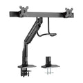 Brateck Dual Monitors Select Gas Spring Aluminum Monitor Arm Fit Most 17‘-35’ Monitors Up to 10kg per screen VESA 75x75/100x100 (LS) - Image 1