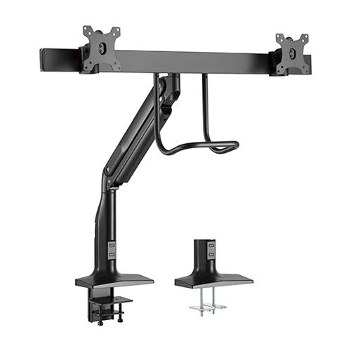 Brateck Dual Monitors Select Gas Spring Aluminum Monitor Arm Fit Most 17‘-35’ Monitors Up to 10kg per screen VESA 75x75/100x100 (LS) - Image 1