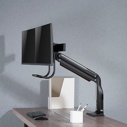 Brateck Dual Monitors Select Gas Spring Aluminum Monitor Arm Fit Most 17‘-35’ Monitors Up to 10kg per screen VESA 75x75/100x100 (LS) - Image 3