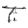 Brateck Triple Monitors Select Gas Spring Aluminum Monitor Armt Fit Most Screen Size 17"-32" up to 6.5kg VESA 75x75/100x100 (LS) - Image 1