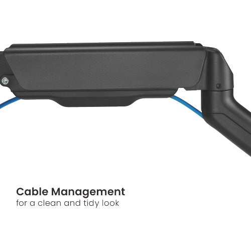 Brateck Cost-Effective Spring-Assisted Dual Monitor Arm Fit Most 17"-32" Monitor Up to 9KG VESA 75x75,100x100(Black) - Image 3