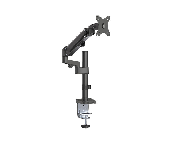 Brateck Single Monitor Heavy-Duty Aluminum Gas Spring Monitor Arm Fit Most 17" - 35" Monitors Up to12kg per screen VESA 75x75/100x100 - Image 1