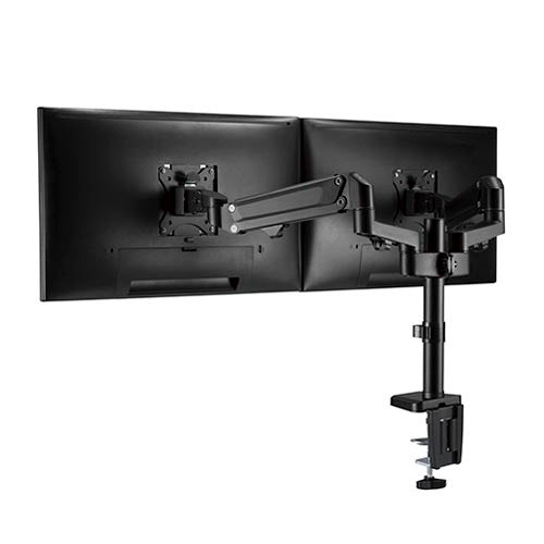 Brateck Dual Monitors Heavy-Duty Aluminum Gas Spring Monitor Arm Fit Most 17''-32'' Up to 12kg per screen VESA 75x75/100x100 (LS) - Image 2