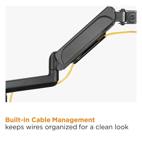 Brateck Dual Monitors Pole-Mounted Gas Spring Monitor Arm Fit Most 17"-32" Monitors Up to 9kg per screen VESA 75x75/100x100 - Image 4