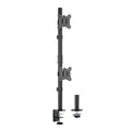 Brateck Vertical Pole Mount Dual-Screen Monitor Mount Fit Most 17"-32" Monitors, Up to 9kg per screen VESA 75x75/100x100 - Image 1