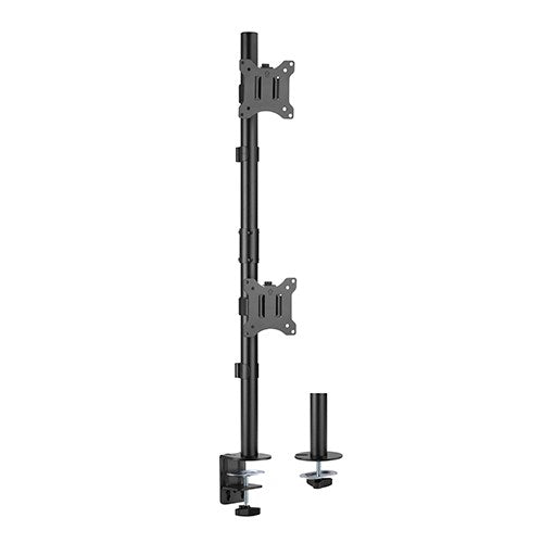Brateck Vertical Pole Mount Dual-Screen Monitor Mount Fit Most 17"-32" Monitors, Up to 9kg per screen VESA 75x75/100x100 - Image 4