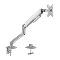 Brateck Single Monitor Economical Spring-Assisted Monitor Arm Fit Most 17"-32" Monitors, Up to 9kg per screen VESA 75x75/100x100 Matte Silver - Image 5