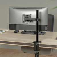 Brateck Single-Monitor Steel Articulating Monitor Mount Fit Most 17"-32" Monitor Up to 9KG VESA 75x75,100x100 (Black) (LS) - Image 2