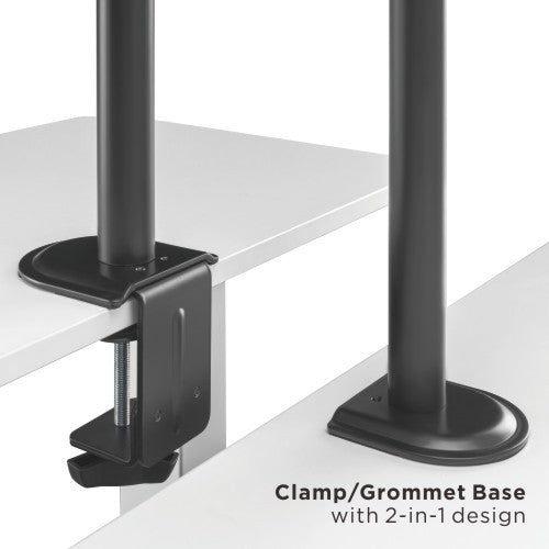 Brateck Single-Monitor Steel Articulating Monitor Mount Fit Most 17"-32" Monitor Up to 9KG VESA 75x75,100x100 (Black) (LS) - Image 3