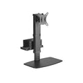 Brateck Vertical Lift Monitor Stand With Thin Client CPU Mount  Fit Most 17"-32" Monitor Up to 8KG VESA 75x75,100x100(Black) (LS) - Image 1