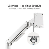 Brateck Fabulous Desk-Mounted Heavy-Duty Gas Spring Monitor Arm Fit Most 17"-49" Monitor Up to 20KG VESA 75x75,100x100 (Black) - Image 2