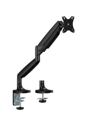 Brateck LDT82-C012 Single Screen Heavy-Duty Gas Spring Monitory Arm For most 17"~45" Monitors, Matte Black - Image 3