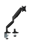 Brateck LDT82-C012 Single Screen Heavy-Duty Gas Spring Monitory Arm For most 17"~45" Monitors, Matte Black - Image 1