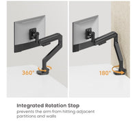 Brateck LDT87-C012-B Titan Heavy-Duty Gas Spring Monitor Arm Black,Fit Screen Size: 24"-57" Up to 27 KG - Image 4
