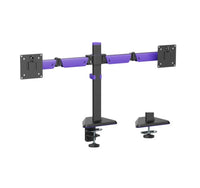 Brateck LDT89-C024 Matte Black Amethyst Articulating Gaming Dual Monitor Arm,  Fit Screen Size: 17"-32", Screen Quantity: 2 (LS) - Image 1