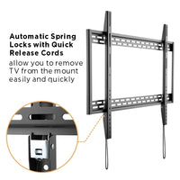 Brateck X-Large Heavy-Duty Fixed Curved & Flat Panel Plasma/LCD TV Wall Mount Bracket for 60"- 100" TVs, 1009x630x32mm - Image 3