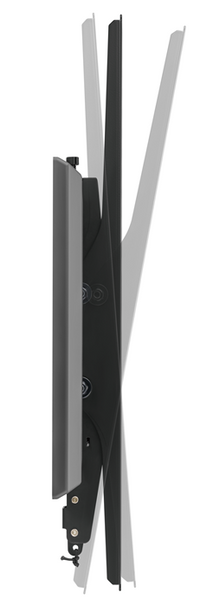 Brateck Ultra-Slim and Heavy-Duty TV Wall Mount For 37"-80" up to 75KG, VESA 200x200,300x200,400x200,300x300,400x300,400x400,600x400 Black (LS) - Image 4