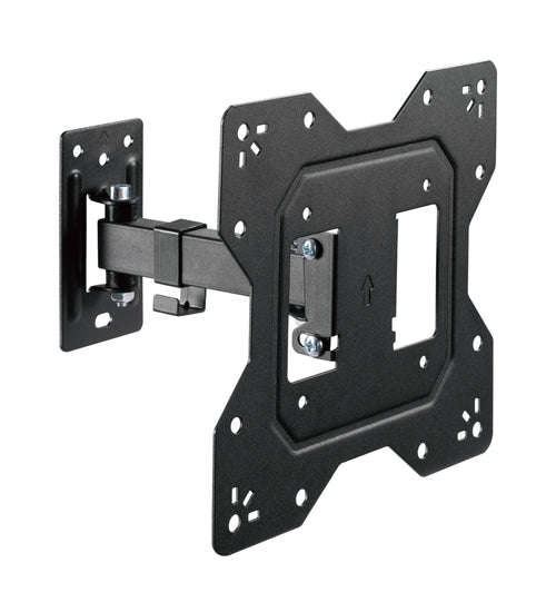 Brateck Economical Full-Motion TV Wall Mount For 23"-43" Fit Curved TV up to 30KG, VESA 100x100,100x200,200x100,200x200 Fine Texture Black (LS) - Image 1