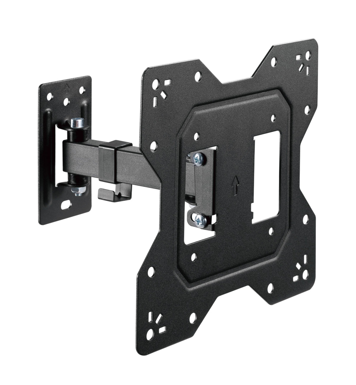 Brateck Economical Full-Motion TV Wall Mount For 23"-43" Fit Curved TV up to 30KG, VESA 100x100,100x200,200x100,200x200 Fine Texture Black (LS) - Image 5