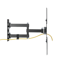 Brateck LPA68-443 Economical Full-Motion TV Wall Mount, Fit Screen Size: 23"-55" Up to 30 KG, Fine Texture Black,382x430x430mm (new) - Image 3