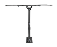 Brateck LPA68-443 Economical Full-Motion TV Wall Mount, Fit Screen Size: 23"-55" Up to 30 KG, Fine Texture Black,382x430x430mm (new) - Image 4