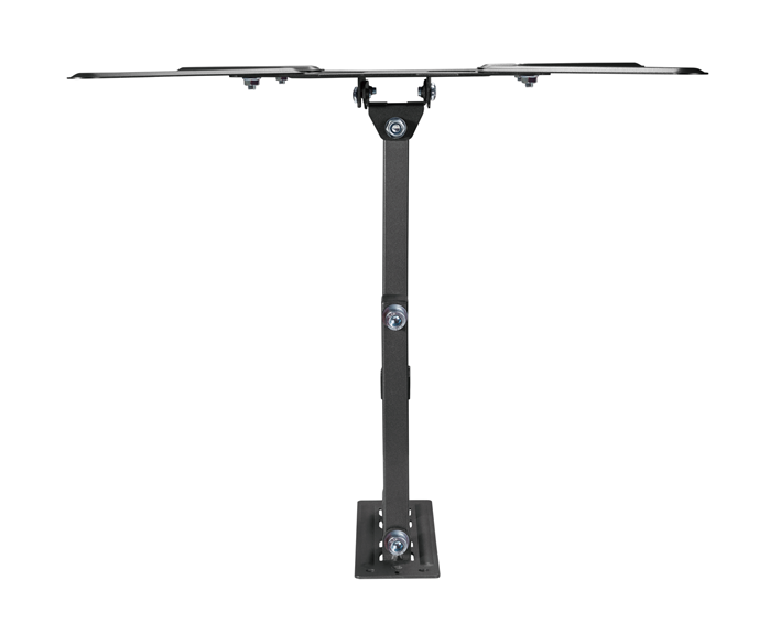 Brateck LPA68-443 Economical Full-Motion TV Wall Mount, Fit Screen Size: 23"-55" Up to 30 KG, Fine Texture Black,382x430x430mm (new) - Image 4